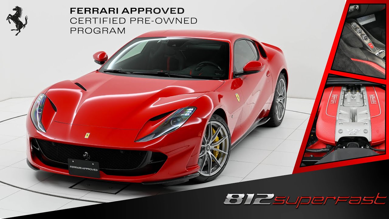 Ferrari 812 Superfast 2019MY 認定中古車 エンジン音あり（車体末尾
