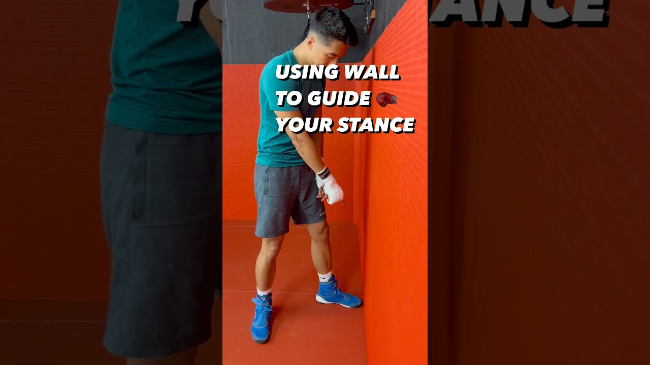 Using the Wall to Practice Boxing Stance | 