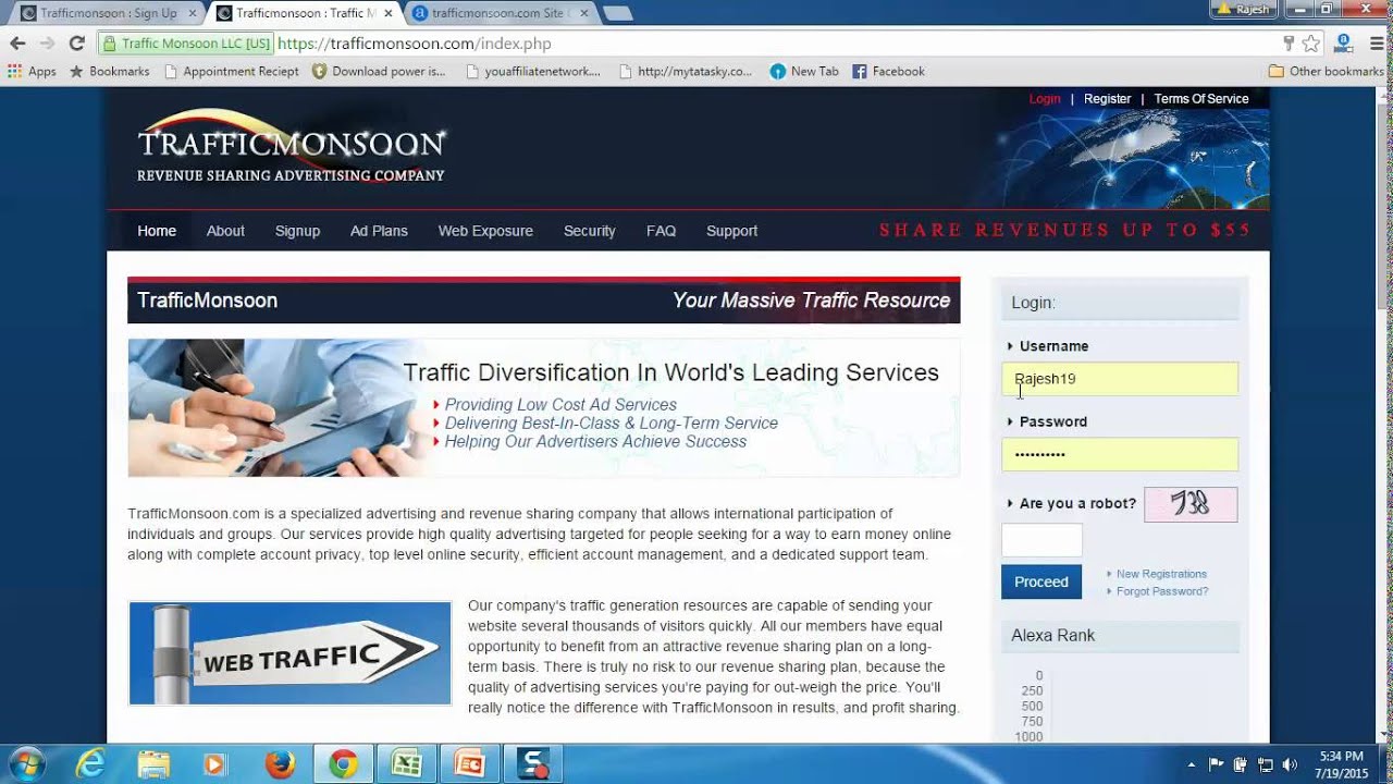 Traffic Monsoon-Free Complete Sheet-Complete Concept ...