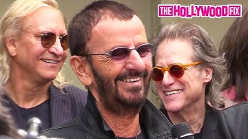 Ringo Starr From The Beatles Celebrates His 75th Birthday With Wife Barbara Bach & Joe Walsh