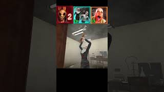 The Horror Tale 2"vs The Evil Nun Rush"vs The Mr Meat" || fly #granny #viral #gaming #shorts #horror