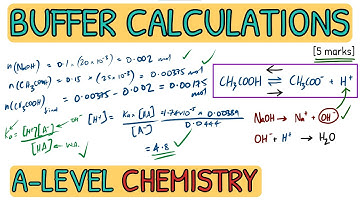 Acids and Bases - Buffer Solution Calculations｜A-Level Chemistry