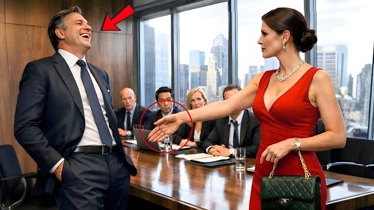 EU NÃO APERTO A MÃO DE QUALQUER UM” – RIU O CEO… ATÉ DESCOBRIR QUEM ELA ERA