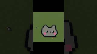 I TRIED TO MAKE NYAN CAT IN #minecraft #shorts #shortvideo #gaming #cat #ytshorts #youtubeshorts