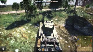 War Thunder Tanks:How to get to train bridge before getting killed in ASH RIVER