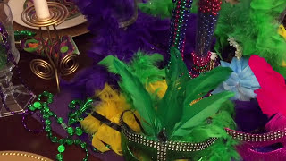 🎭🎭 DOLLAR TREE DIY🎭🎭MARDI GRAS TABLE DECOR🎭🎭 DOLLAR TREE DIY🎭🎭