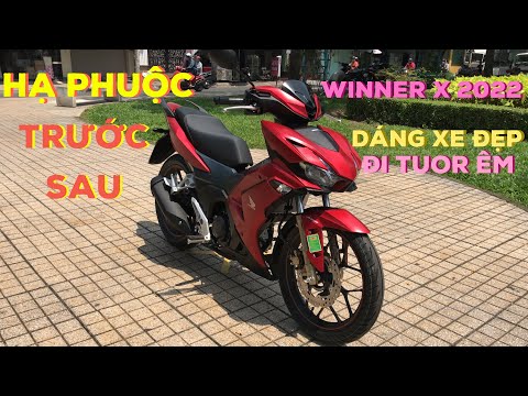 Video Hạ phuộc trước sau Winner X mẫu mới. Dáng xe đẹp, đi... - youtube