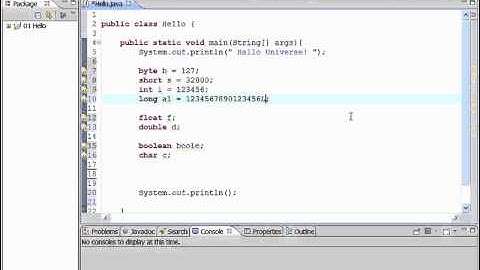 Java 03 More Data Types
