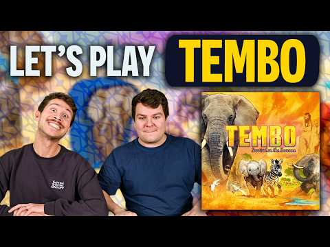 TEMBO: Survival on the Savanna | Cooperative Board Game Playthrough | Elephant Savanna Adventure