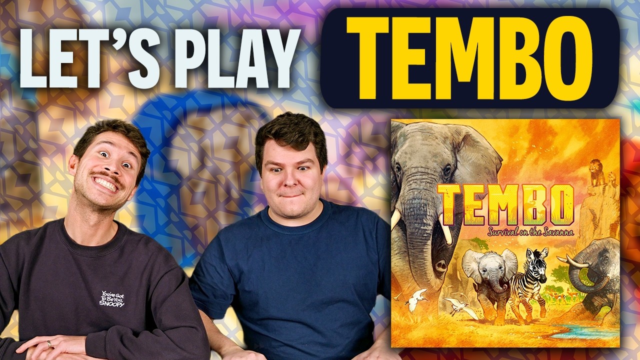 TEMBO: Survival on the Savanna | Cooperative Board Game Playthrough | Elephant Savanna Adventure