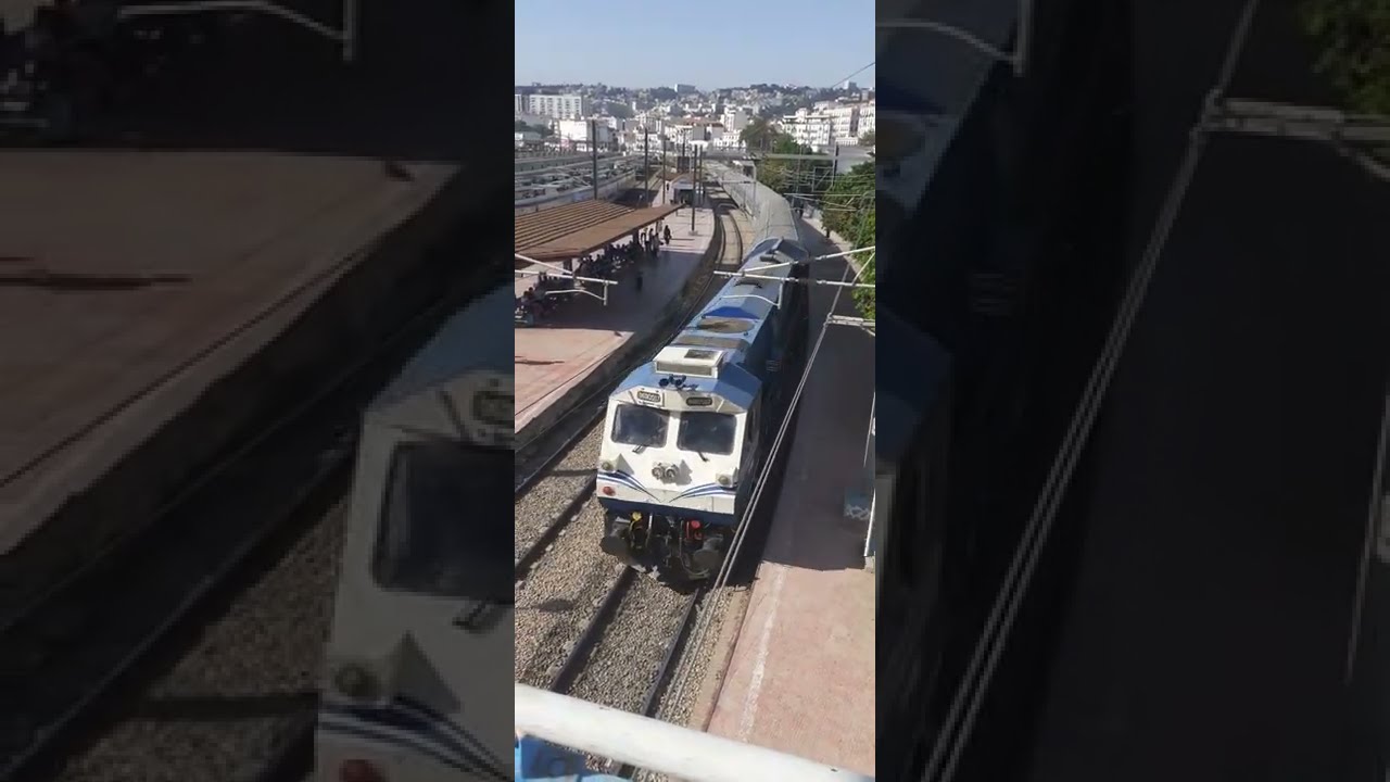 Arrival of night train (BA) at Agha station