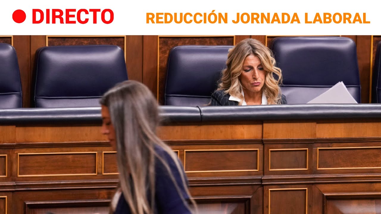 JORNADA LABORAL: PP, VOX y JUNTS rechazan tramitar su REDUCCIÓN en el CONGRESO | RTVE Noticias