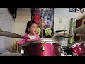 Kinsley on the drums 8-19-22