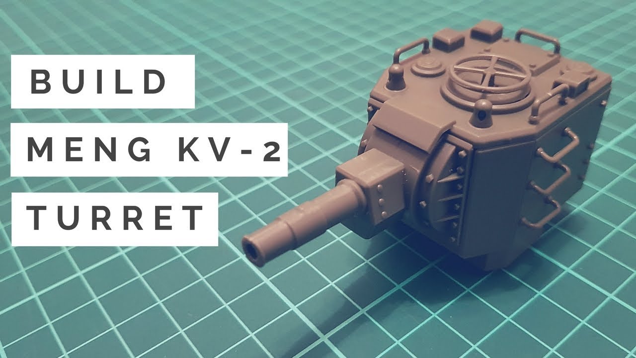 modeling portfolio Meng Kv-2 Cartoon Build-Review - Turret