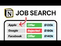 Job Search Free Notion Template - Land your Dream Job FAST