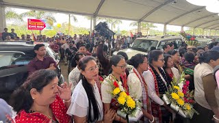 Bubagra tei Rajkumari kriti singh Debbarma no lukurok nasing jak airport o