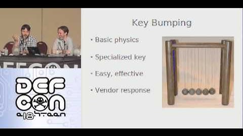 DEFCON 18: Attack the Key Own the Lock 3/4