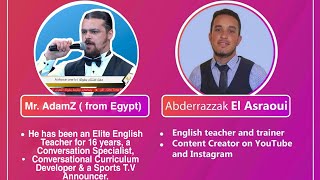 Live with teacher AdamZ from Egypt ??