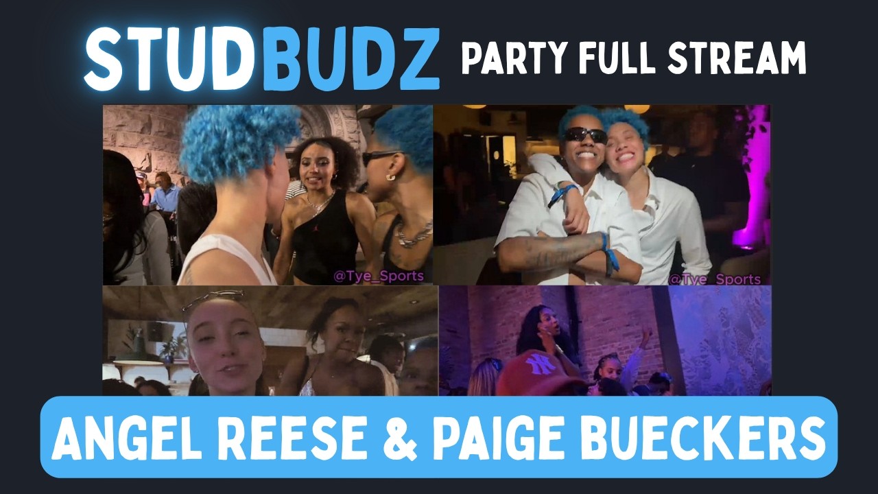 StudBudz Twitch Stream 2026 WNBA All Star Party Night 1 | Angel Reese Paige Buckers Drama #wnba
