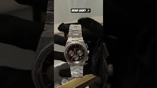 ✨ Time to shine different.⌚💎 #luxurywatch #wristgame #ivevar #icedout #statementpiece
