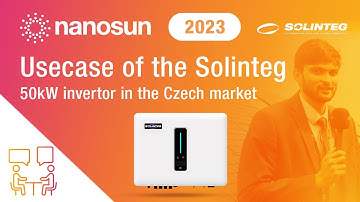 Usecase of the Solinteg 50kW invertor in the Czech market. | Interview