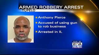 Armed robbery arrest made in Tupelo