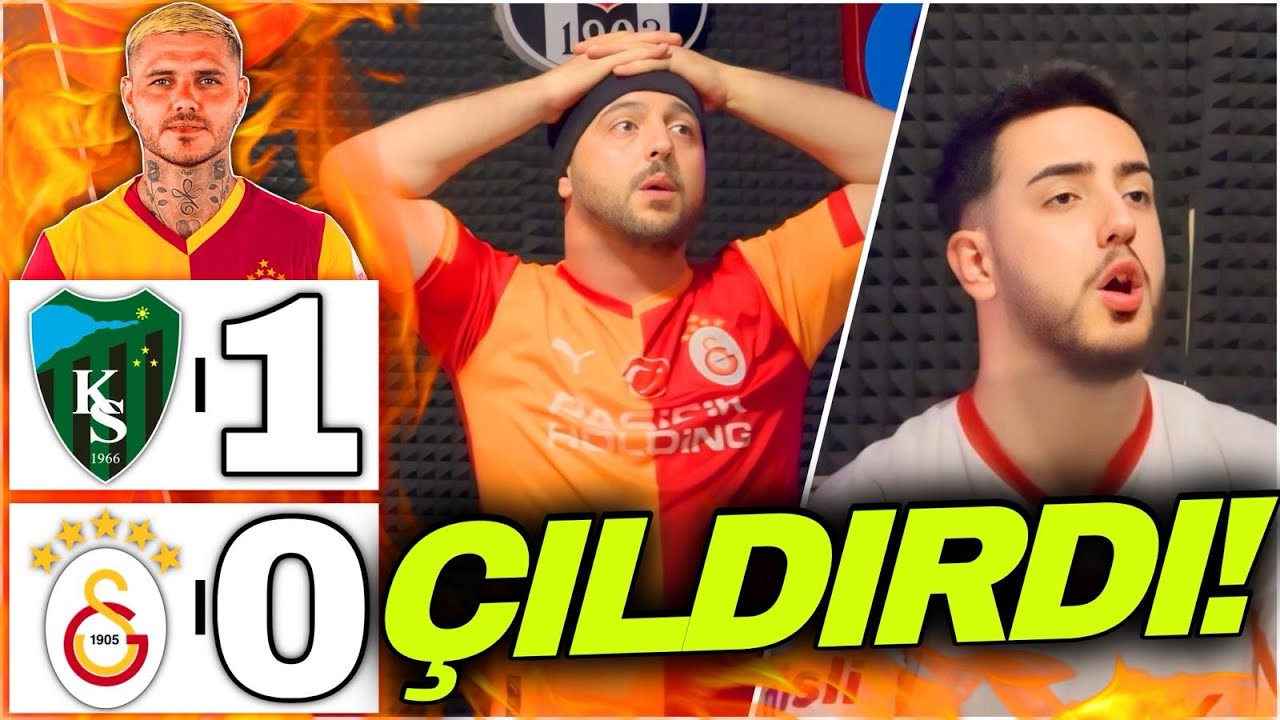 Galatasaray Yenilince Çıldırdık!! | Kocaelispor 1-0 Galatasaray