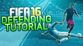 FIFA 16 DEFENDING TUTORIAL / HOW TO DEFEND Best Way To Use STANDING TACKLE - SLIDING TACKLE - JOCKEY screenshot 4