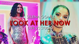 [live vs studio] look at her now - selena gomez amas 2019