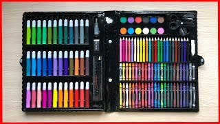 Pencil box, Đồ chơi trẻ em, Hộp màu vẽ 150 món Kitty: màu lông,màu nước,màu sáp-Toy kids (Chim Xinh) screenshot 2