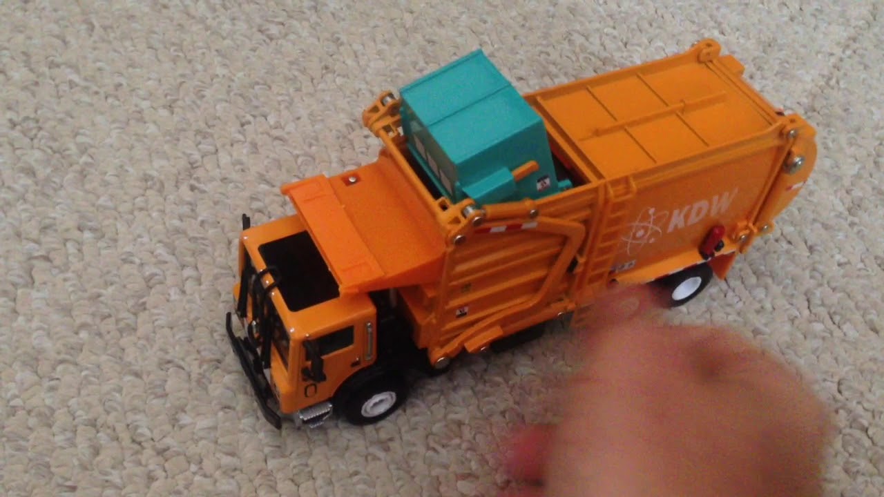 FUBARBAR Metal Toy Alloy Garbage Truck KDW