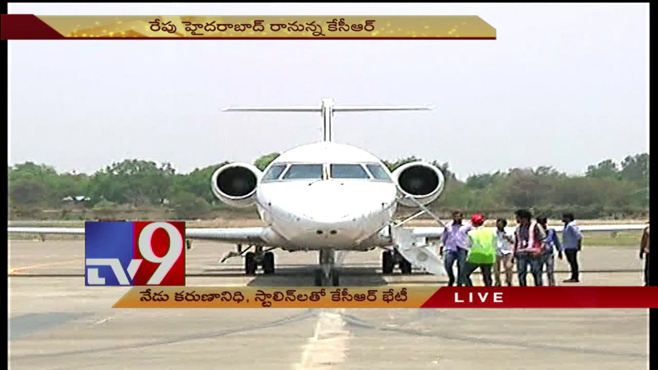 KCR to meet Stalin, Karunanidhi today for Federal Front pitch - TV9