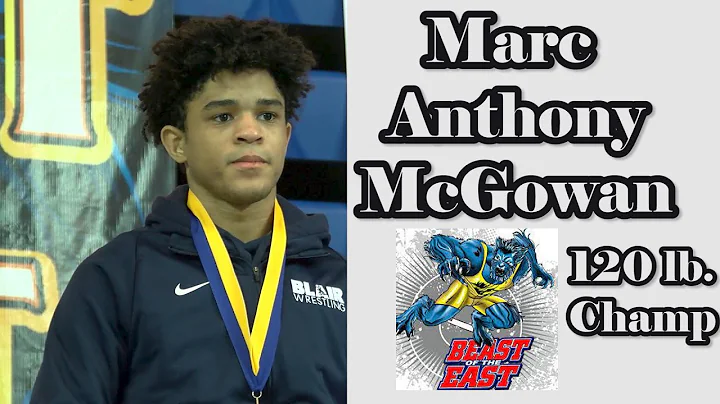 Marc-Anthony McGowan | Blair Academy 2021 | 120 lb. Beast of the East Champion