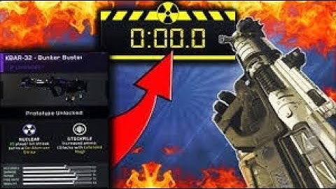 CALL OF DUTY INFINITE WARFARE  HOW TO GET A EASY NUKE WITH THE KBAR32