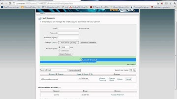 Hướng dẫn tạo Email Account Cpanel 11