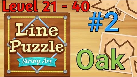 Line Puzzle: String Art [Level 21-40] [Oak]