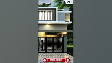 2D to 3D House Front Elevation Transformation #shorts