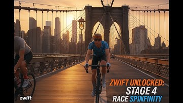 New Shoes, New Watts | Zwift Unlocked Stage 4 Race (C 330-450) On Spinfinity In New York