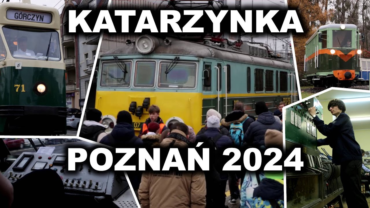 KATARZYNKI 2024 w Poznaniu - Kolej, tramwaje, wagon ryjek i makiety, czyli coroczny dzień kolejarza!