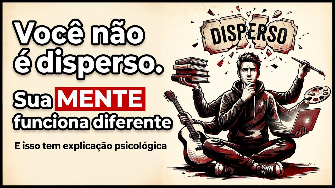 Ter INTERESSES DEMAIS não é dispersão — é uma ARQUITETURA COGNITIVA que o mundo ainda não soube ler