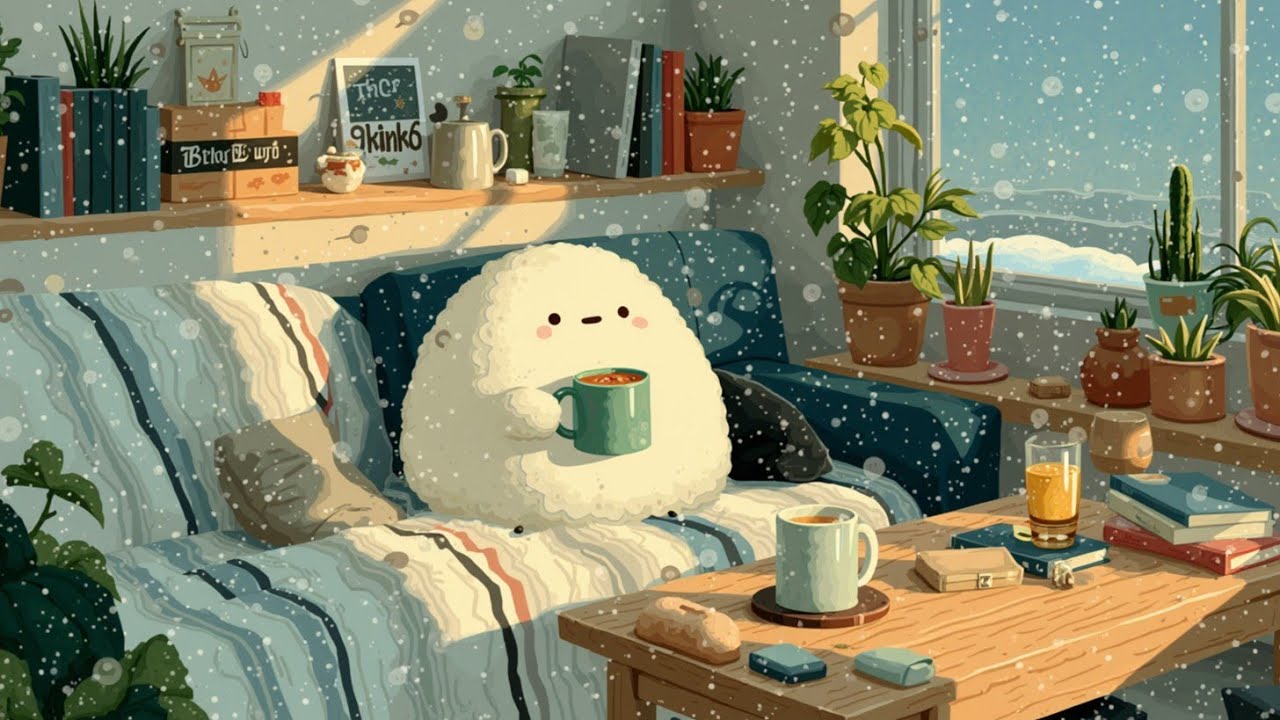 Lofi Chill Beats для расслабления и учебы - Уютная зимняя снежная эстетика | Режим Фокуса 🎧