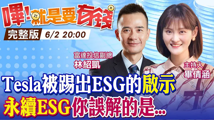 【哔!就是要有钱】ESG基金不赚反赔? 为什么特斯拉被踢出ESG 环保不是ESG的最高信仰 从马斯克到矽谷 掀起反ESG浪潮?!  @CtiFinance - 天天要闻