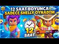 12 SAAT BOYUNCA SADECE SHELLY OYNADIM! KAÇ KUPA KASTIM?