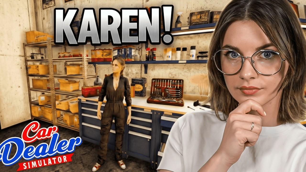 Contraté a mi Primera Empleada, Karen 🚗💼 | Car Dealer Simulator EP. 4