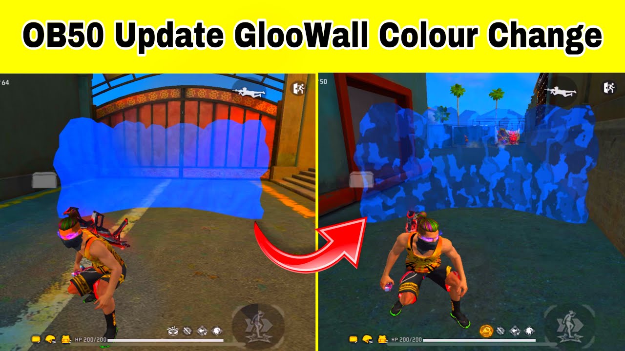 After Ob50 Update Gloo Wall Colour Change || How To Change Gloo Wall Colour In Free Fire Max ||