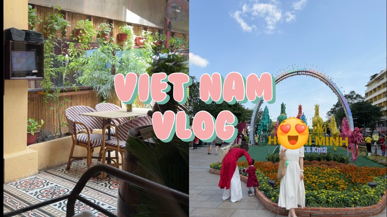 [VLOG] 설연휴 베트남 브이로그 | 뗏 불꽃놀이, 공인중개사 민법 공부, 도야짬뽕, The Refinery, 호치민 1군, 고양이 집사 일상