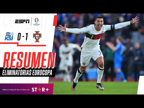 ¡RÉCORD Y GOL AGÓNICO DE LA LEYENDA CR7 EN LA VICTORIA LUSA! | Islandia 0-1 Portugal | RESUMEN