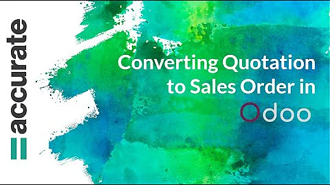 Converting Quotation to Sales Order in Odoo | Odoo Saudi User Training Tutorial | GCC edition