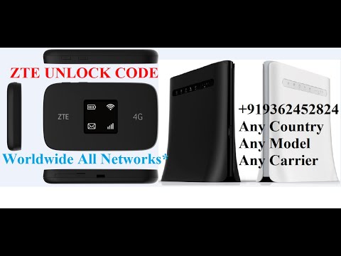 Zte Mf920v Airtel Unlocking Using 16 Digit Unlock Decode Debrand Code Youtube