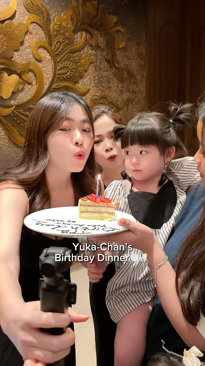 Rayain ulang tahun Yuka-Chan yang ke-3! #iggy #yukachan #merossa #birthday